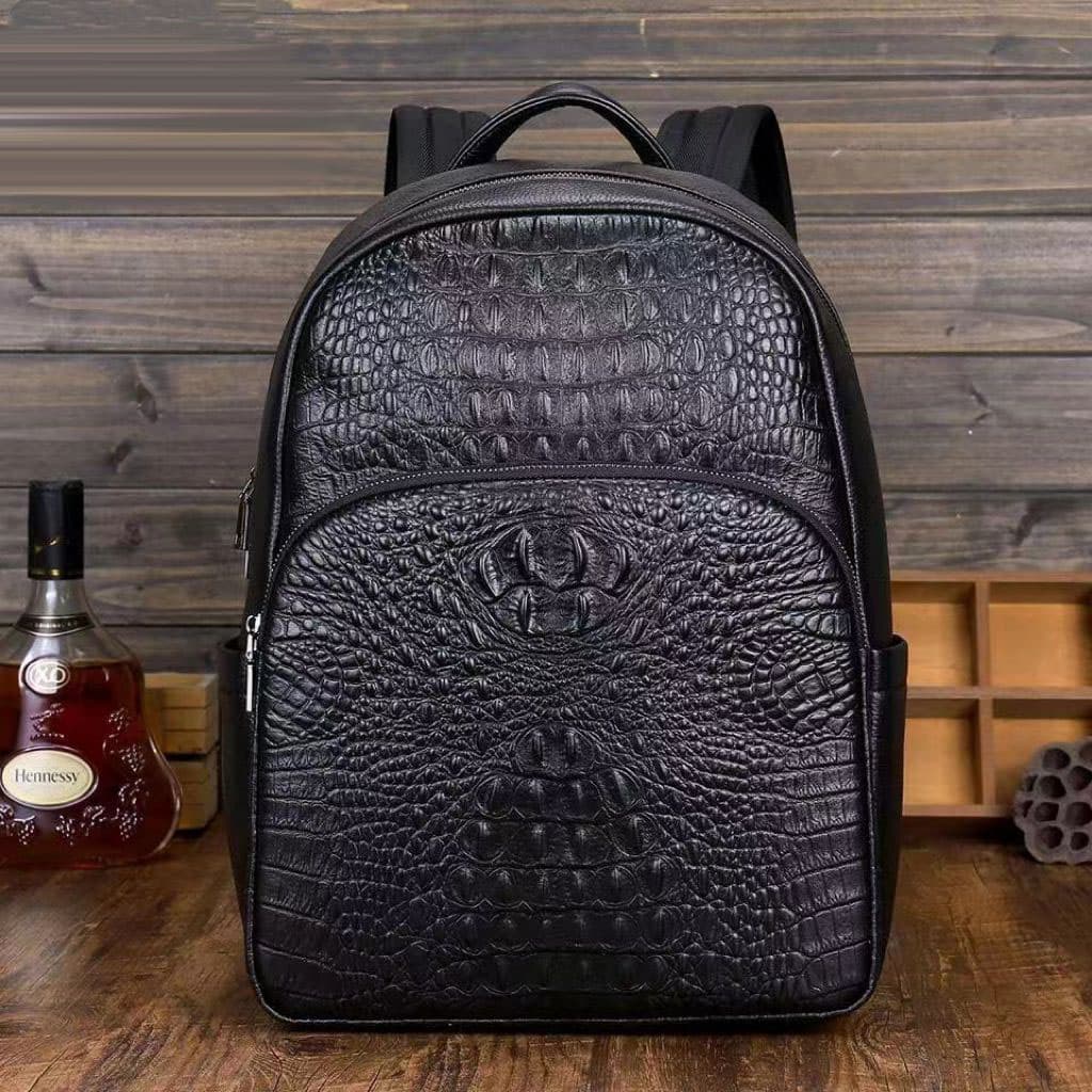 Crocodile Embossed Backpack