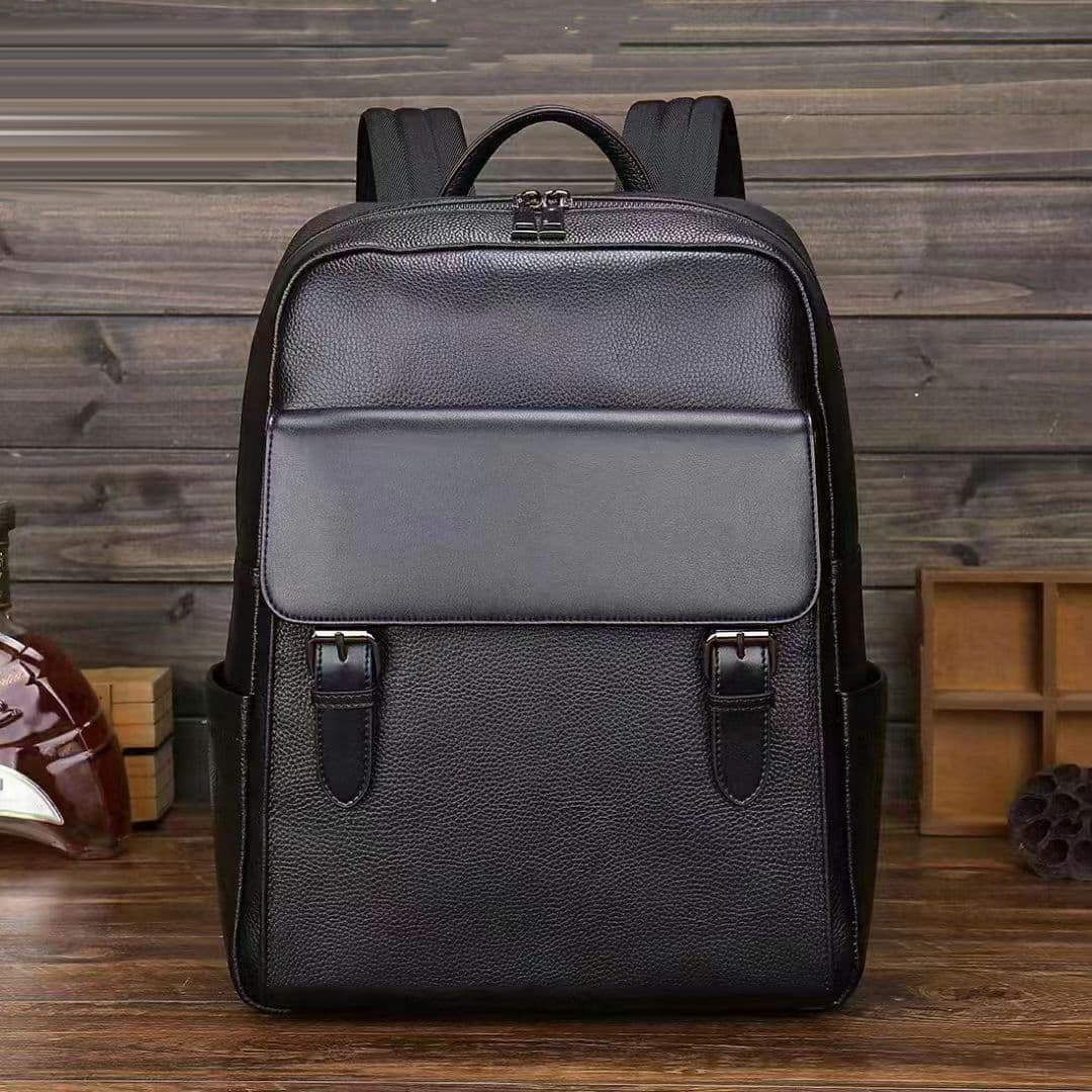 Classic Buckle Backpack craftsmanship detail